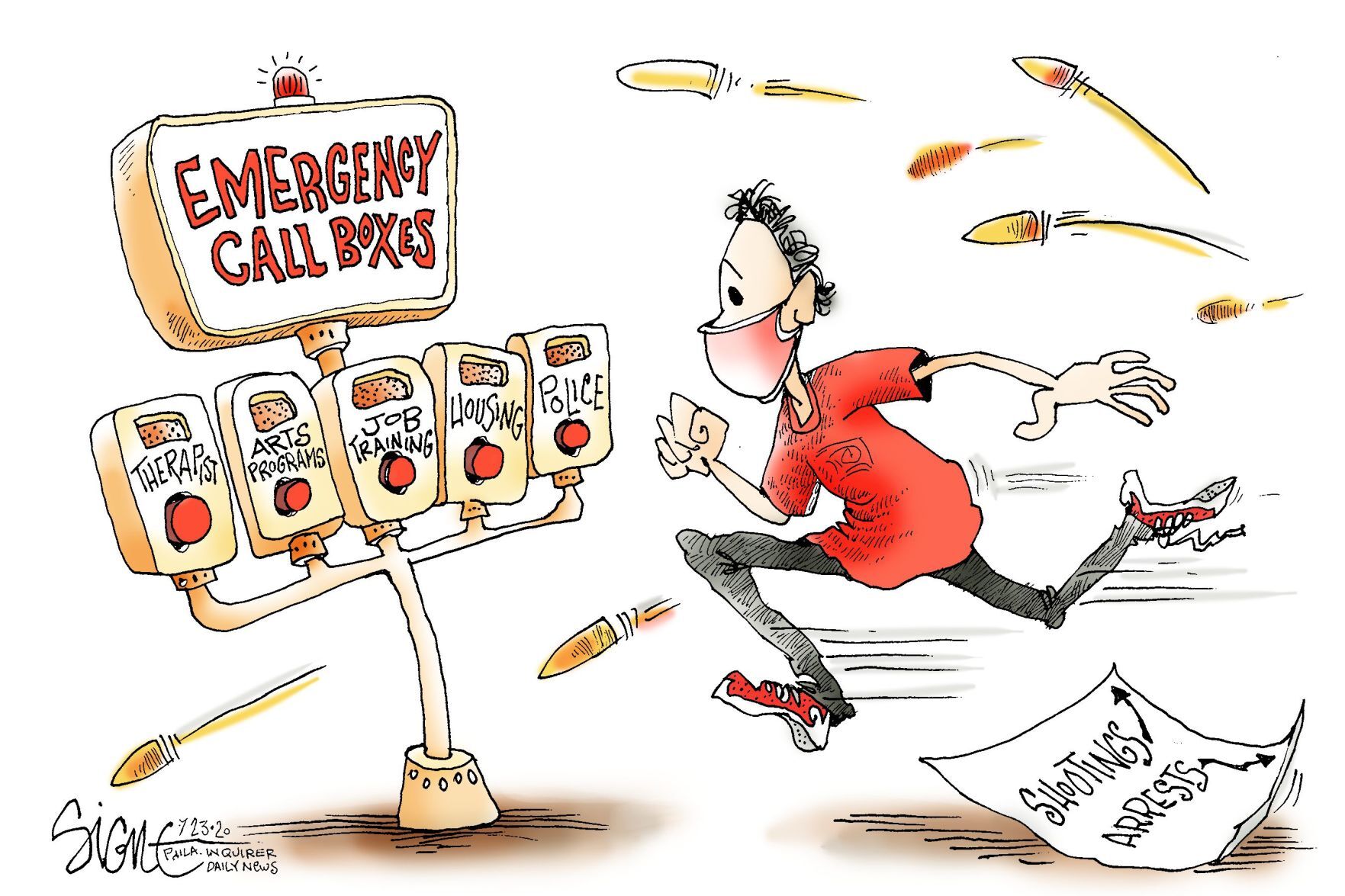 Signe Wilkinson cartoon